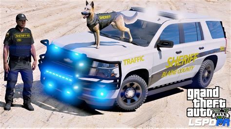 Gta 5 Lspdfr Police Mod 680 2018 Chevy Tahoe K9 Unit Youtube
