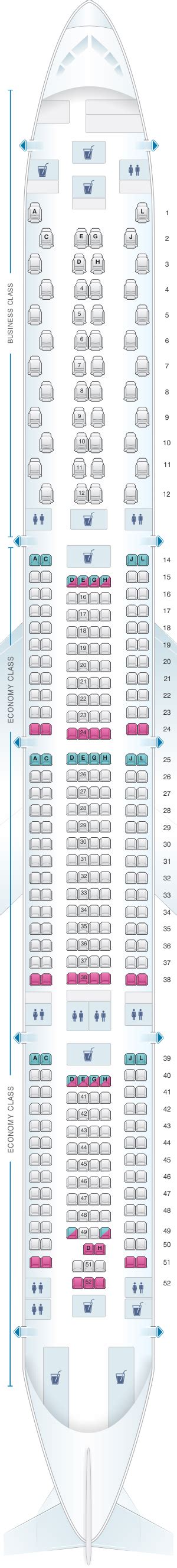 Iberia A350 Seat Map