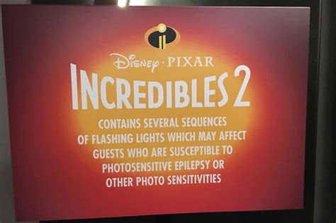 Incredibles 2 To Carry Epilepsy Warning Bbc News