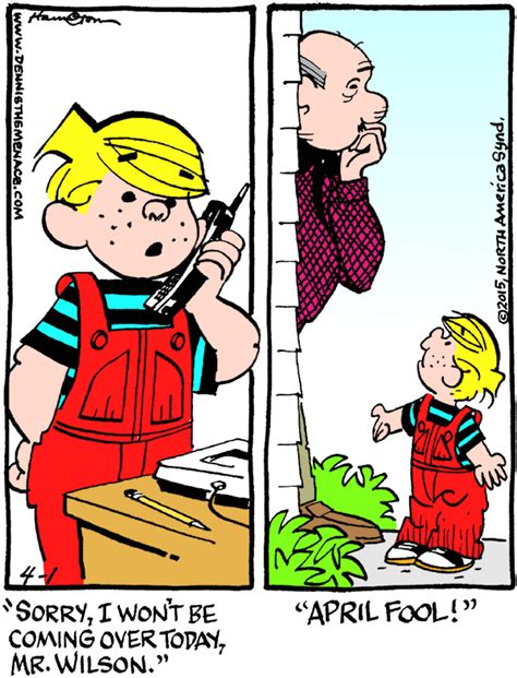 Dennis The Menace Cartoon For Apr012015 Old Cartoons Funny Cartoons