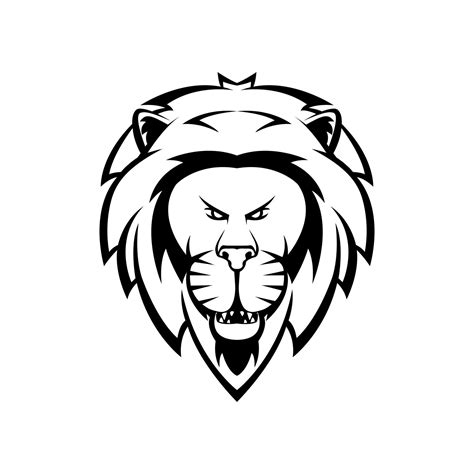 Lion Head Symbol Illustration Design 20616213 Vector Art At Vecteezy