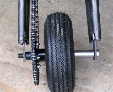 Homemade mini bike chopper bobber part 5 sissy bar building. Electric barstool racer plans ~ Deck