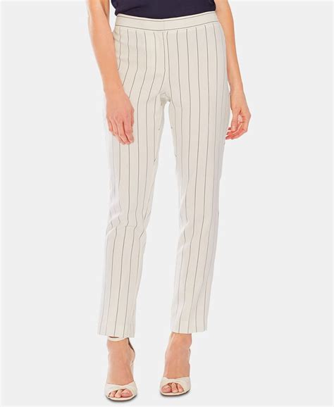 Vince Camuto Pinstriped Ankle Pants And Reviews Pants And Capris Women