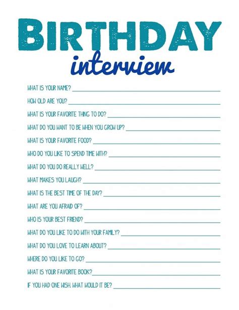 Free Printable Birthday Party Games For Kids
