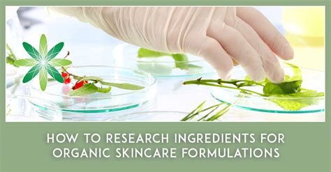 How To Research Cosmetic Ingredients For Organic Skincare