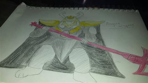 Undertale Asgore Wspear By Iancakanicminecraft On Deviantart