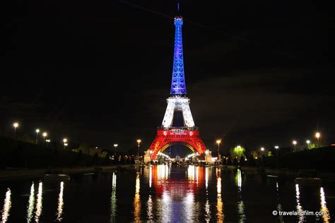 Tour Eiffel Bleu Blanc Rouge Vacances Arts Guides Voyages