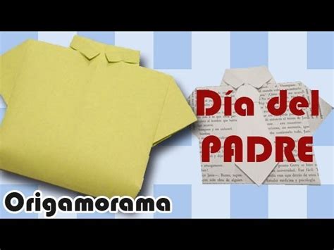 Camisa De Origami Especial Día Del Padre