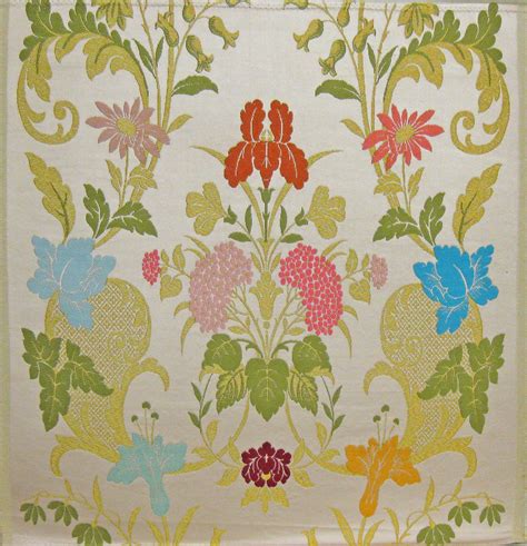 Hortensia Manual Silk Fabric From Garin Company Valencia Spain