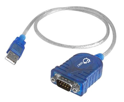 Siig Usb To Serial Adapter Cable Ju Cs0111 S1