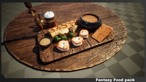 Fantasy Food Pack In Props Ue Marketplace