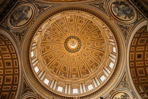 Majestic Dome Interior With Frescos Of Saints · Free Stock Photo