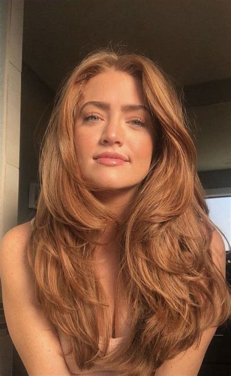 50 Stunning Hair Colour Ideas To Rock In 2022 Brown Ginger Long Layers