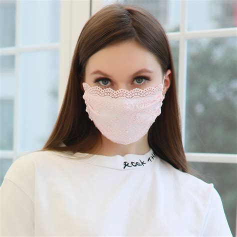 Bridal Cotton Lace Face Mask Wedding Pearl Face Mask Face Etsy