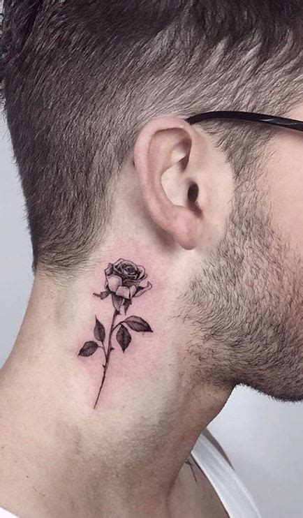 Discover 71 Rose On Neck Tattoo Vn
