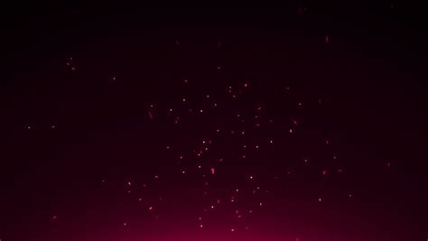 Stock Video Clip Of Abstract Red Particles Against Black Background