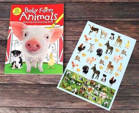 Baby Farm Animals Coloring And Activity Book Book By Editors Of