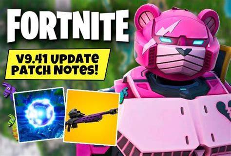 Fortnite Update Live 941 Patch Notes Season 10 Teasers Map Changes