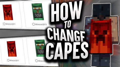 How To Change Your Minecon Cape Migrator Cape With New