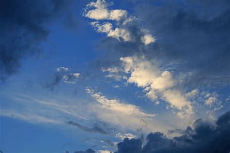 Light On Cloud In Dark Sky Free Stock Photo Public Domain Pictures