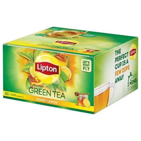 Lipton Honey Lemon Green Tea 50 Pcs Jiomart