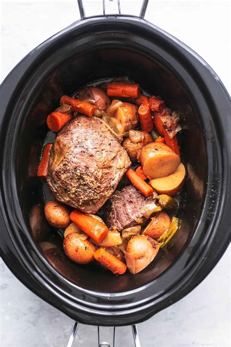 Slow Cooker Beef Roast Creme De La Crumb