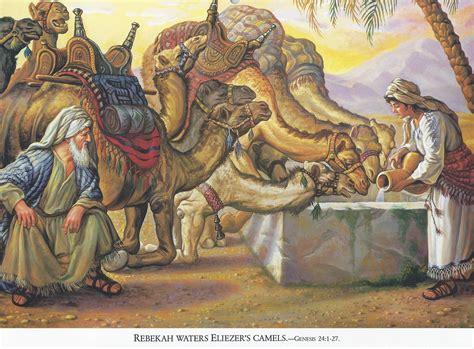 Rebekah Waters The Camels Bible Pictures Jesus Pictures Jesus Background Abrahamic Covenant