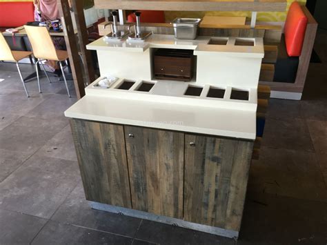 We Are Specialist In Restaurant Custom Made Condiment Bar In Malaysia
