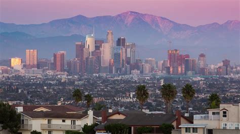 Los Angeles Skyline Time Lapse 4k Youtube