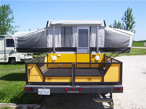 Starling Travel The 2006 Fleetwood Scorpion Toy Hauler A Tent