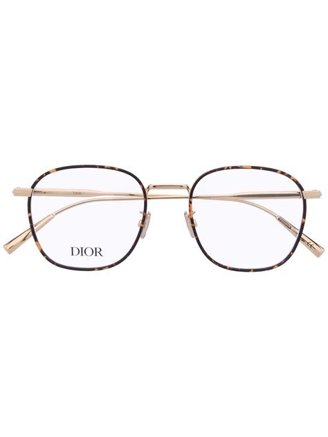 dior eyewear tortoiseshell rim glasses farfetch