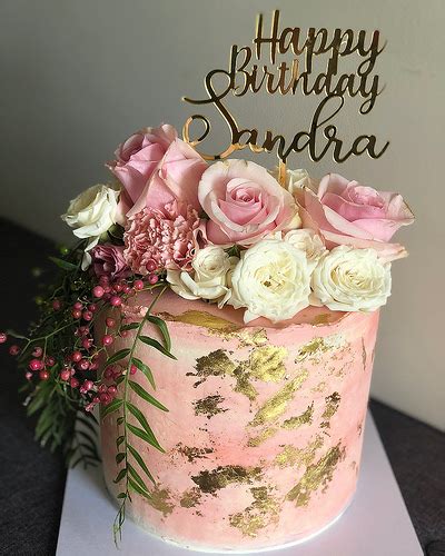 Happy Birthday Sandra Cake