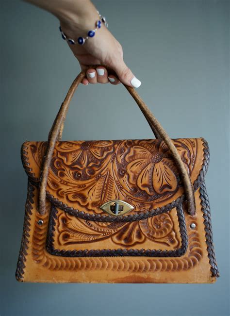 Tooled Leather Purses And Handbags Keweenaw Bay Indian Community