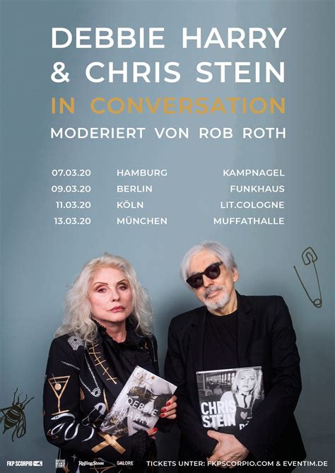 Debbie Harry And Chris Stein In Conversation Germany 2020 Blondie