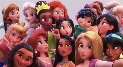 Disney Re Did The Art For A Princess In Wreck It Ralph 2 After