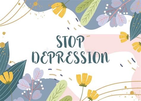 Stop Depression Typography Coloring Page For Adults You Are Stronger