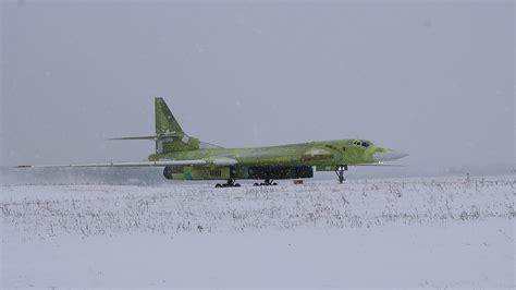 Russias First New Production Tu 160 Blackjack In Decades Makes Its