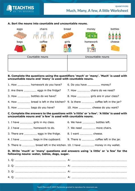 Quantifiers English Grammar Exercises English Worksheets For Kids