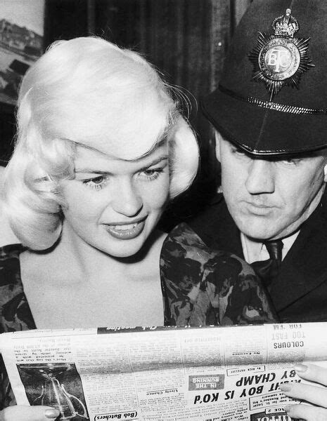 Jayne Mansfield Actress And Sex Symbol Reading The Day Photos Framed
