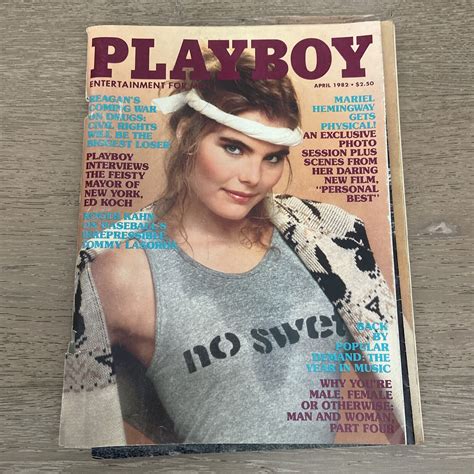 Mavin Playboy April Mariel Hemingway Linda Rhys Vaughn Ed Koch
