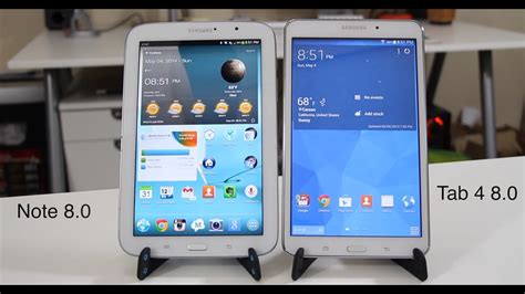 Specifications display camera cpu battery. Samsung Galaxy Tab 4 8.0 vs Samsung Galaxy Note 8.0 - YouTube