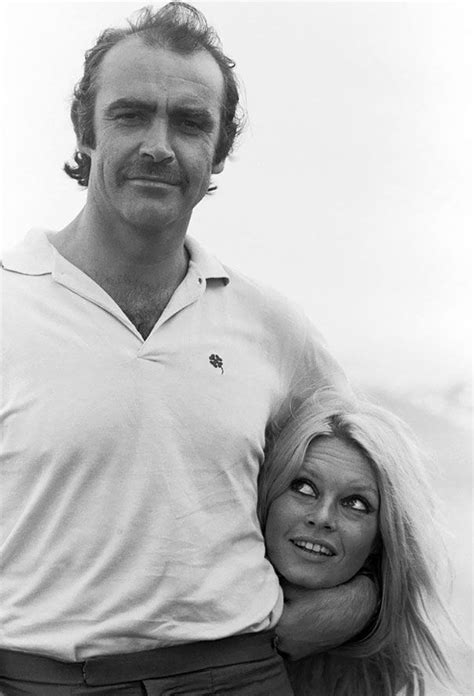 Sean Connery And Brigitte Bardot Meet For The First Time In Deauville