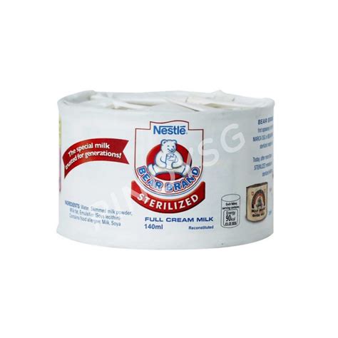 Bear brand sterilized benevolence box. Nestle Bear Brand Sterilized Milk, 140ml