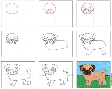 How To Draw A Pug · Art Projects For Kids