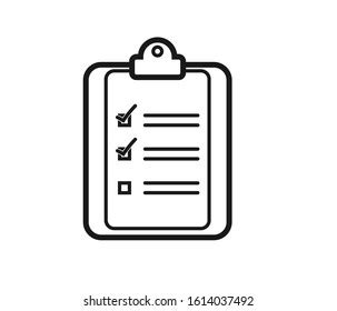 Check List Icon Vector Isolate Stock Vector Royalty Free Shutterstock