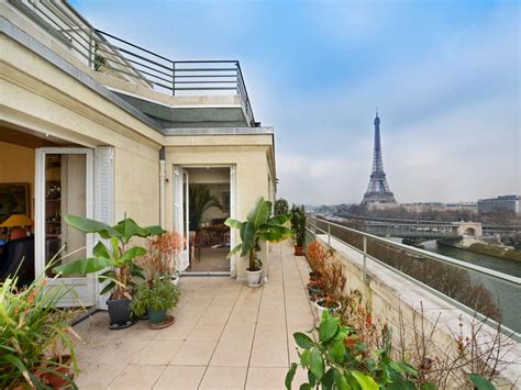Penthouse With Panoramic Eiffel Tower Views Paris France Mls