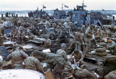 Color Photographs Of D Day And The Normandy Invasion In 1944 Vintage