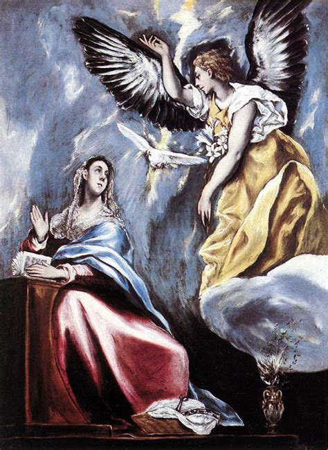 Annunciation C1600 El Greco