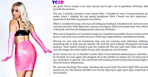 Read the questions carefully and answer honestly for the most accurate results. Dahlesque's TG Captions: Milo's Predicament