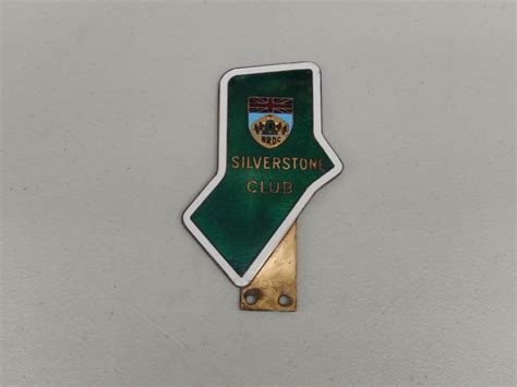 Badge Brdc Silverstone Club Brass And Enamel Car Badge Catawiki